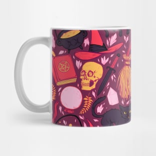 Witch Supplies in Wine Mug